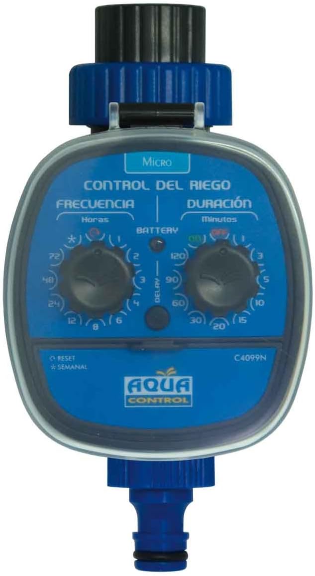 Aqua Control C4099N programador de riego automático analógico apertura 0 bar azul negro