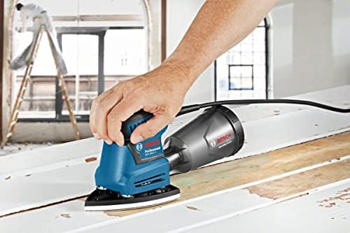 Bosch GSS 160-1 A Multi lijando esquinas con plato delta en trabajo de restauracion de muebles