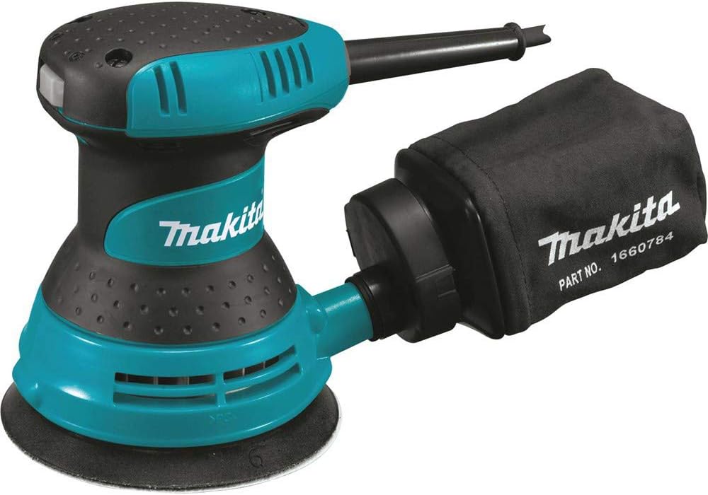 Makita BO5030K lijadora orbital 300W 125mm con bolsa de polvo y maletin